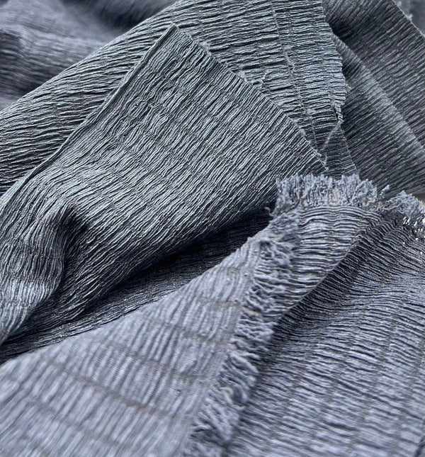 Slate Textured Tree Bark Stretch Dress Craft Fabric