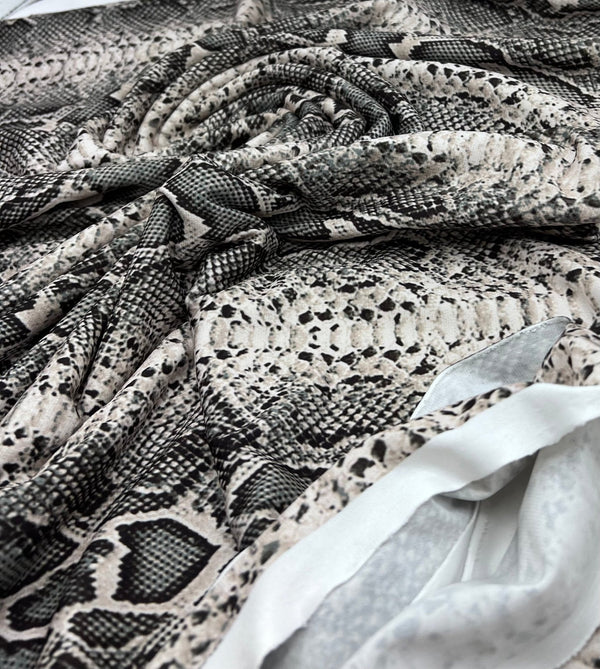 Snake Skin ITY Fabric