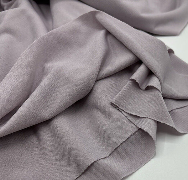 Plain Lilac ITY Fabric 4 Way Stretch