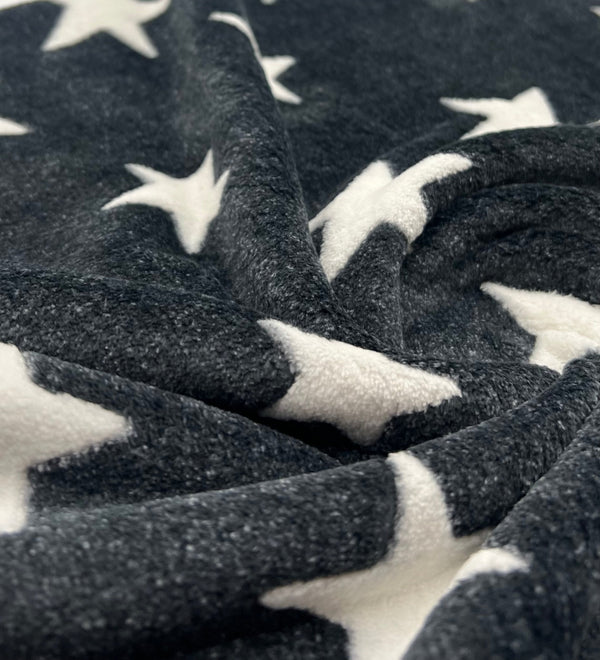 Stars Cuddle Fleece Fabric Blanket Loungewear