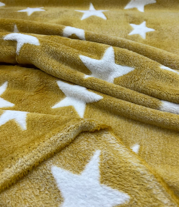 Stars Cuddle Fleece Fabric Blanket Loungewear