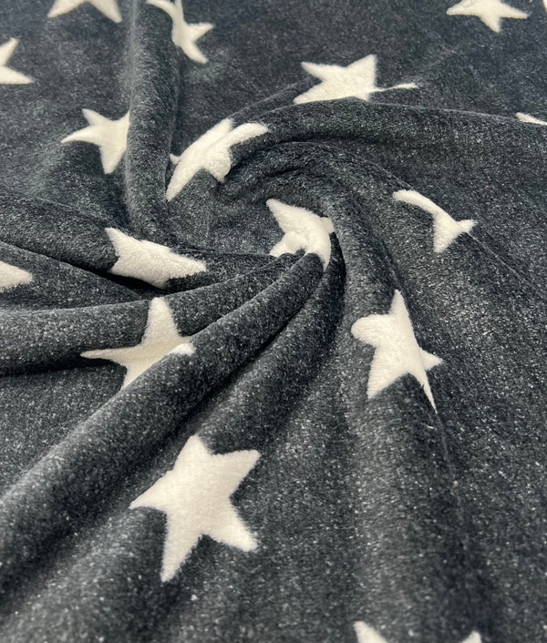 Stars Cuddle Fleece Fabric Blanket Loungewear
