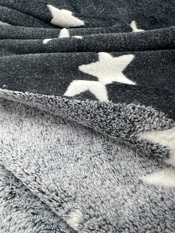 Stars Cuddle Fleece Fabric Blanket Loungewear