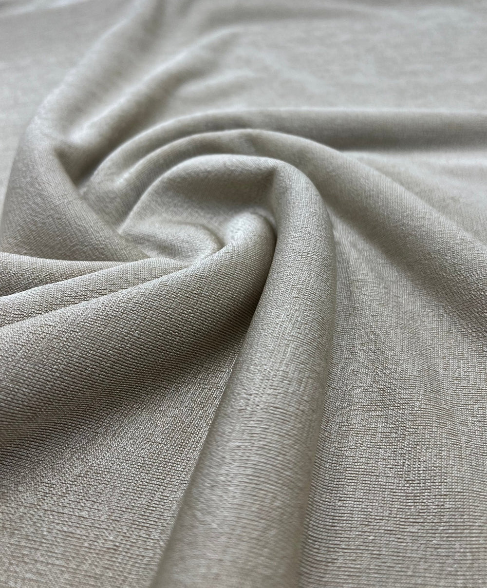 Stone Acetate Slinky 4 Way Stretch Fabric