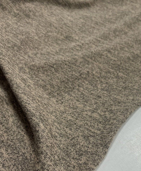 Stone Melange Knit Stretch Fabric