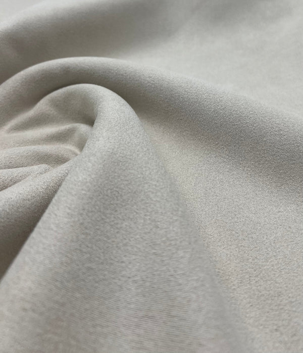 Stone Sand Scuba Suede Jersey Fabric 280GSM 2 Way Stretch