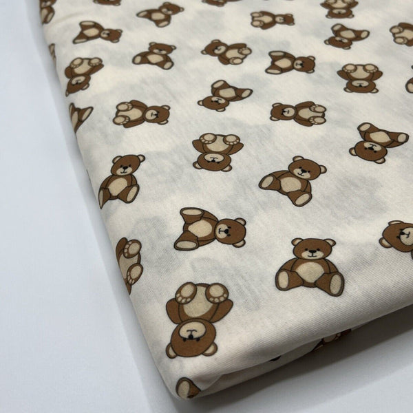 Teddy Bear Super Soft Spun Poly Stretch Fabric