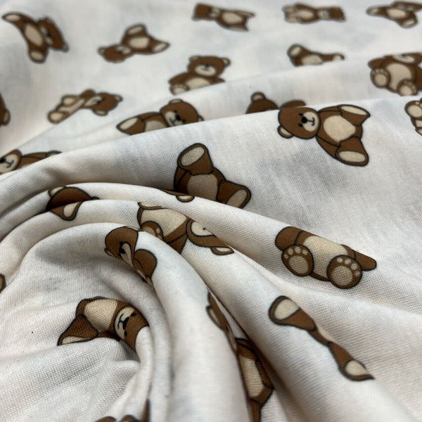 Teddy Bear Super Soft Spun Poly Stretch Fabric