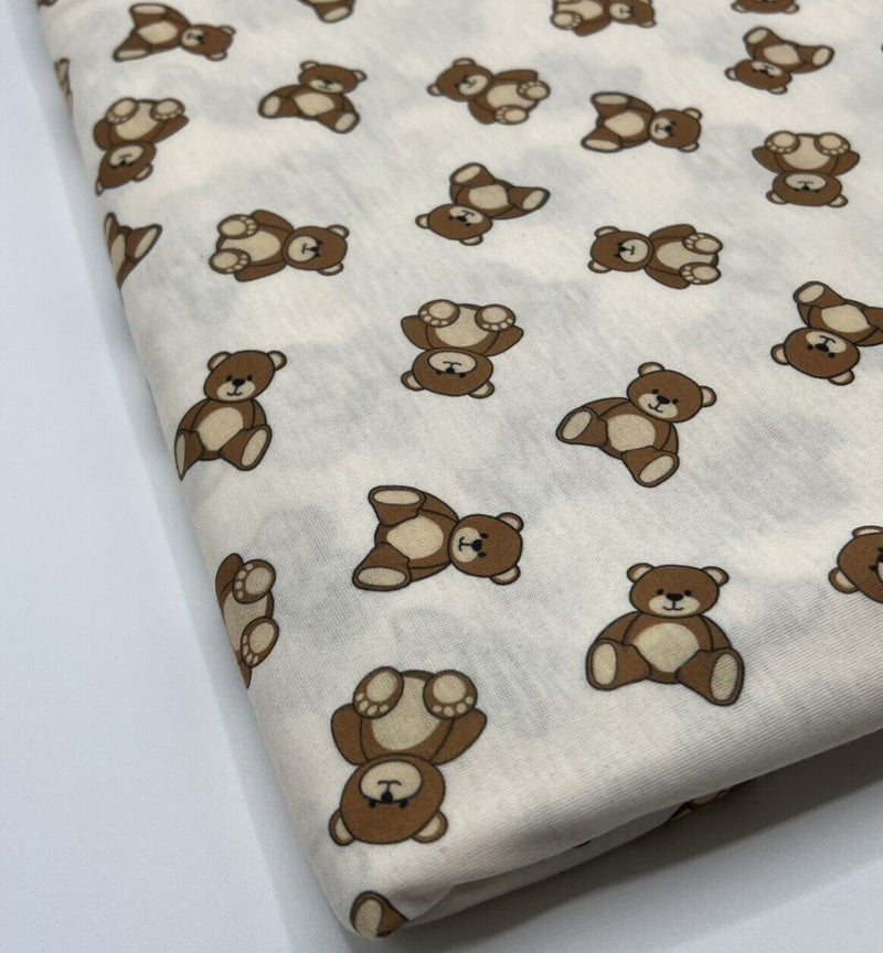 Teddy Bear Super Soft Spun Poly Stretch Fabric