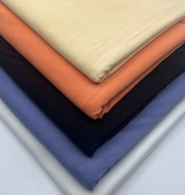Orange Modal 200GSM 2 Way Stretch Fabric