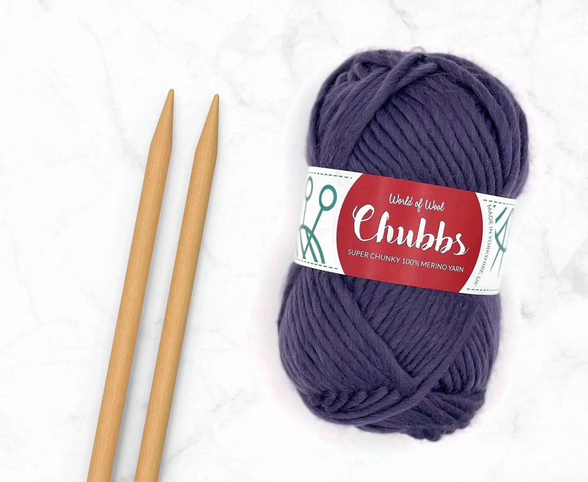 World of Wool Heather Merino Super Chunky Yarn – 100g