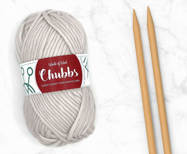 World of Wool Pearl Merino Super Chunky Yarn – 100g